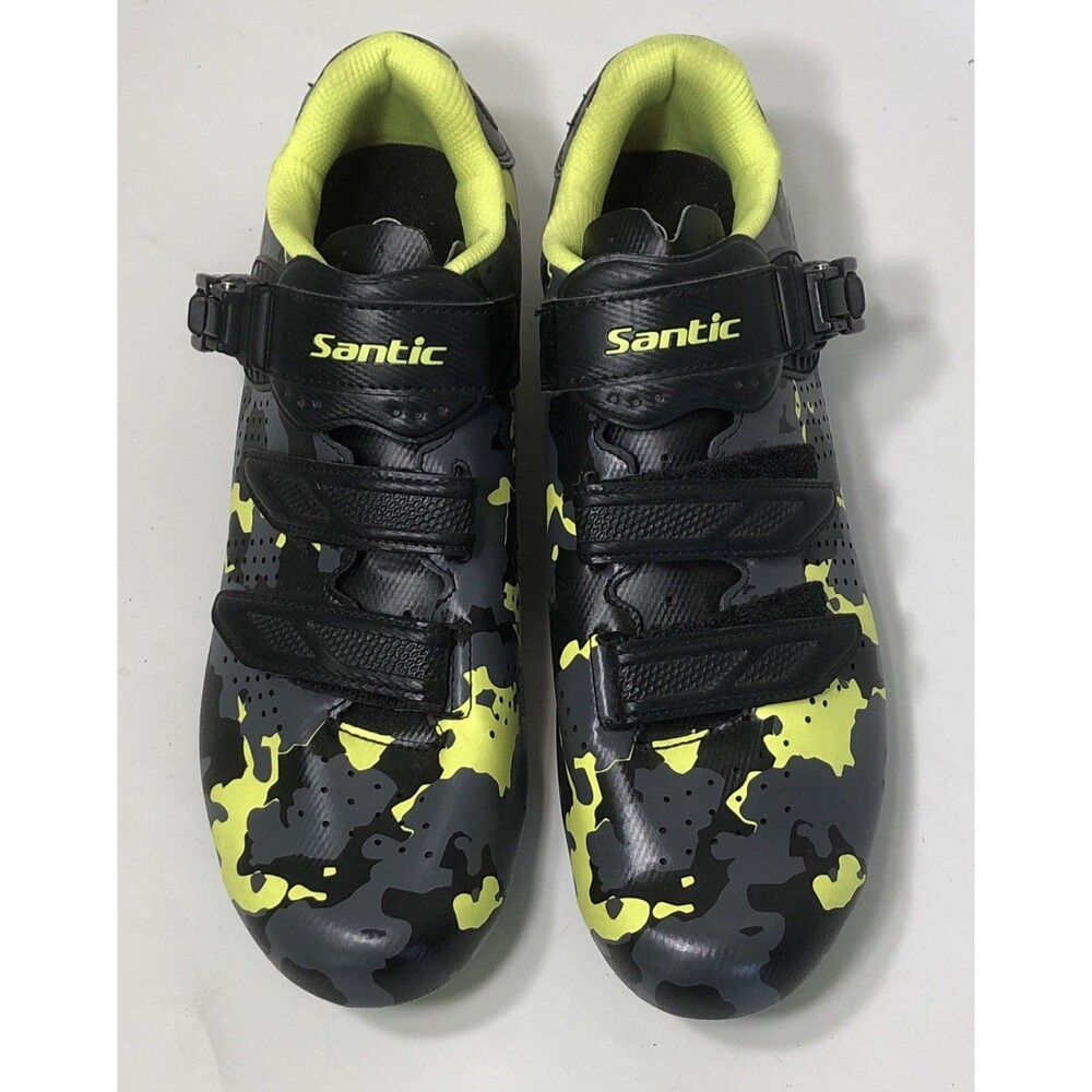 Santic Davee Green Road Cycling Shoes UNISEX US 12 EU 46  WMS17004V PELOTON